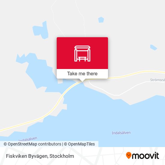 Fiskviken Byvägen map