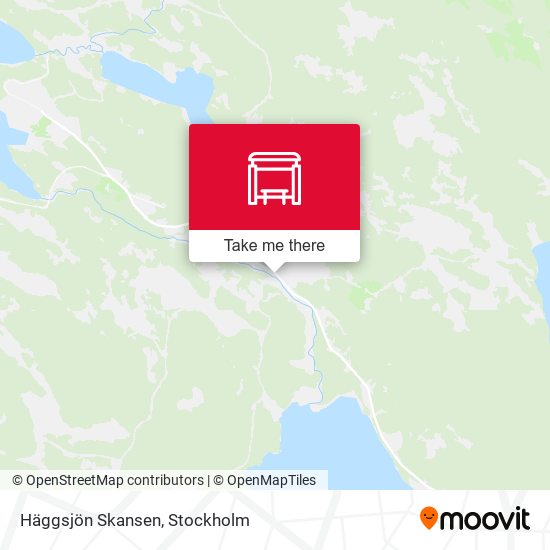 Häggsjön Skansen map