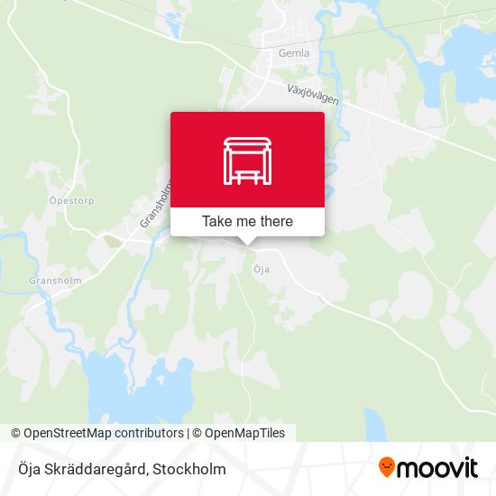 Öja Skräddaregård map