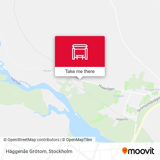 Häggenås Grötom map