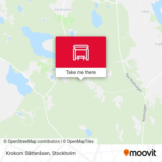Krokom Slåtteråsen map