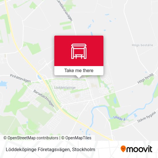 Löddeköpinge Företagsvägen map