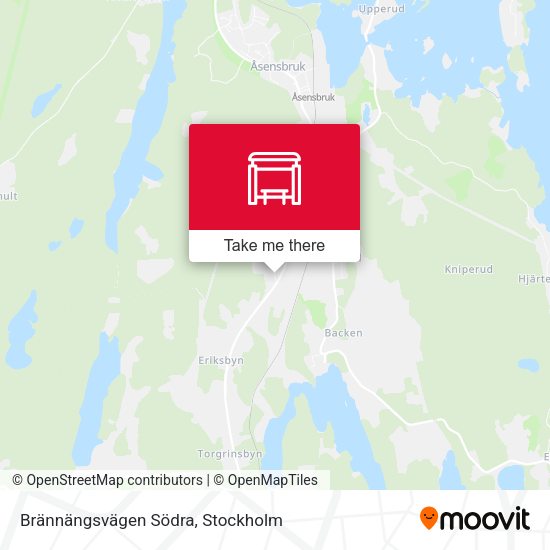 Brännängsvägen Södra map