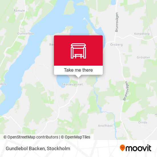 Gundlebol Backen map