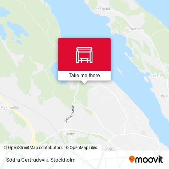 Södra Gertrudsvik map