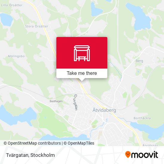 Tvärgatan map