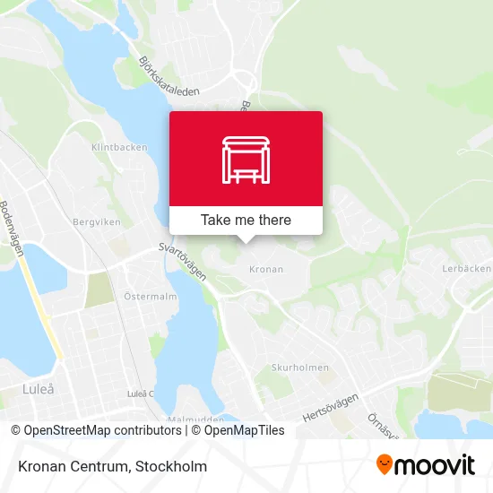 Kronan Centrum map