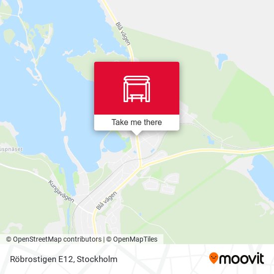 Röbrostigen E12 map