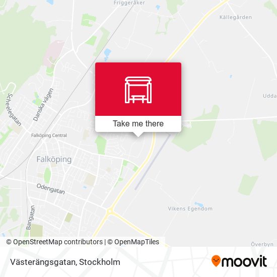 Västerängsgatan map