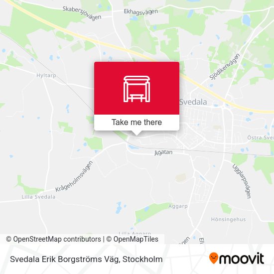 Svedala Erik Borgströms Väg map
