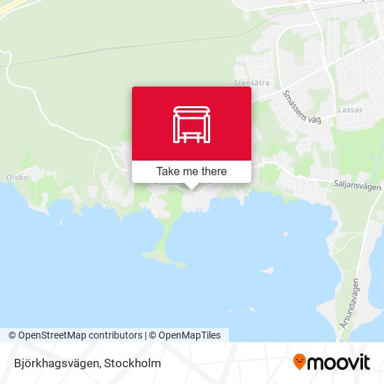 Björkhagsvägen map