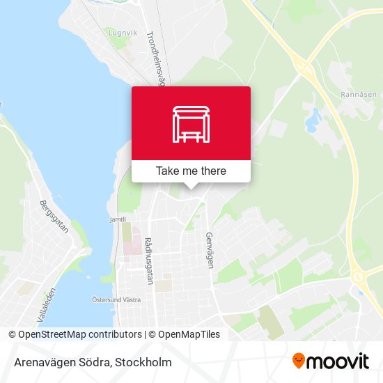 Arenavägen Södra map