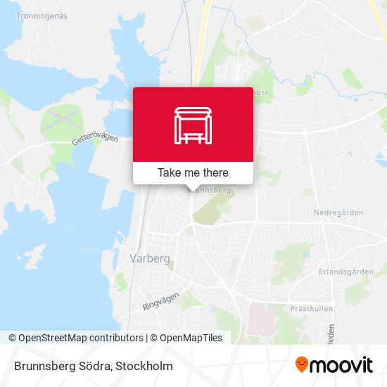 Brunnsberg Södra map