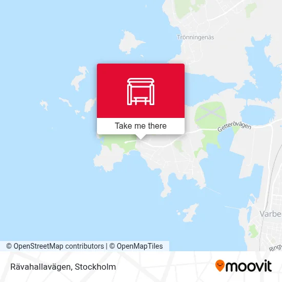 Rävahallavägen map
