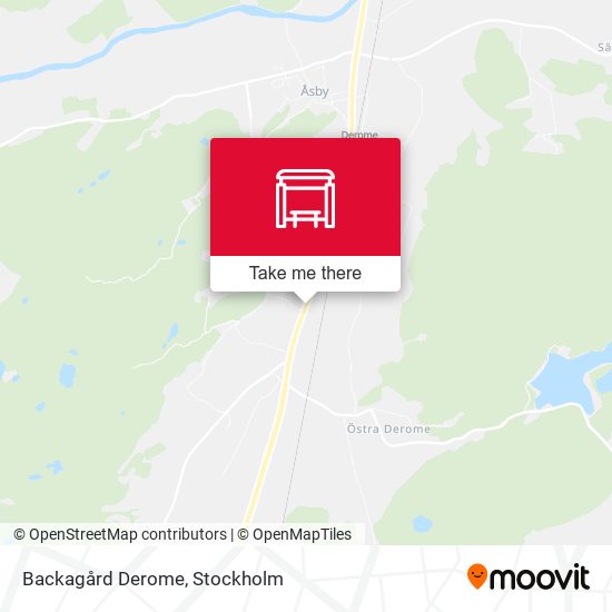Backagård Derome map