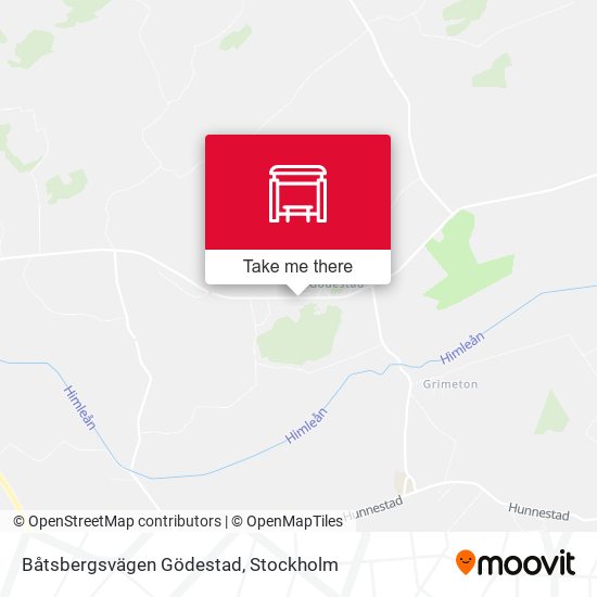 Båtsbergsvägen Gödestad map