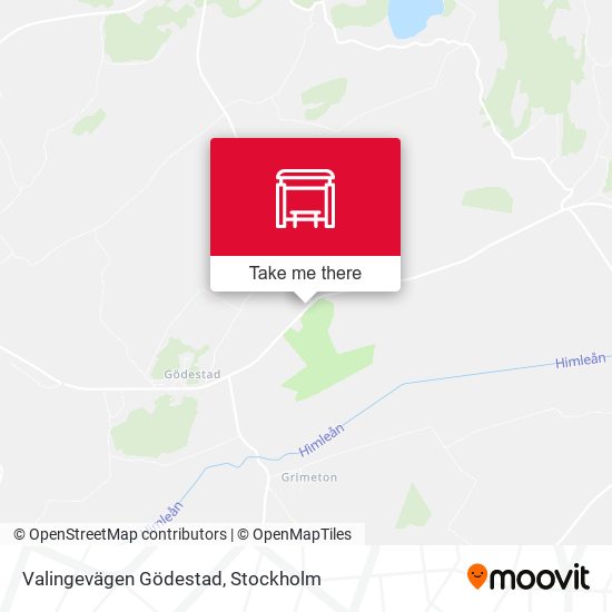 Valingevägen Gödestad map
