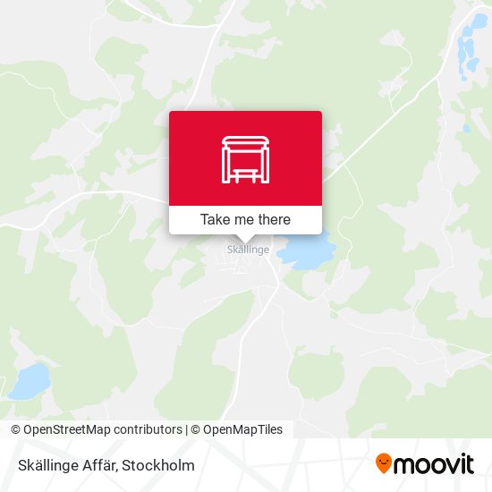 Skällinge Affär map