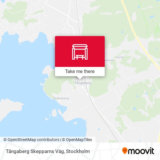 Tångaberg Skepparns Väg map