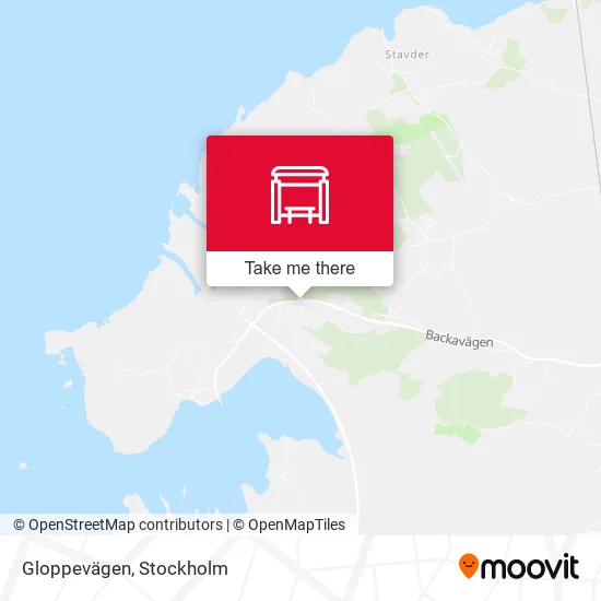 Gloppevägen map