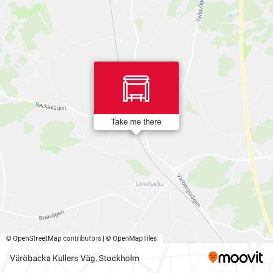 Väröbacka Kullers Väg map