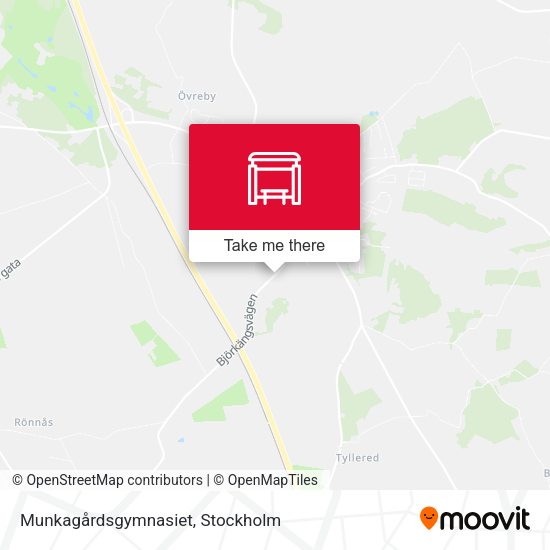 Munkagårdsgymnasiet map