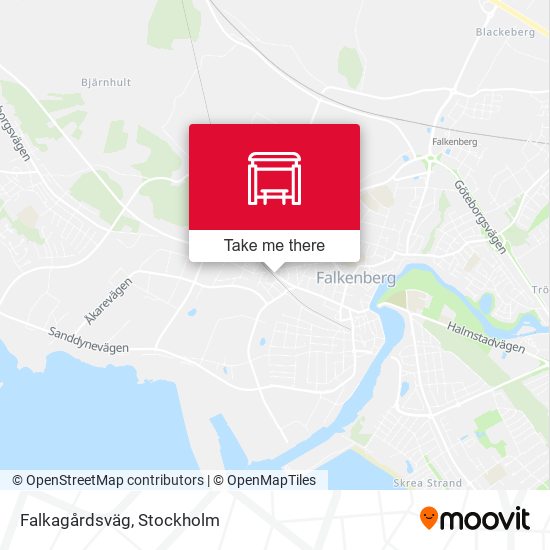 Falkagårdsväg map