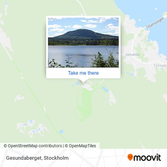 Gesundaberget map