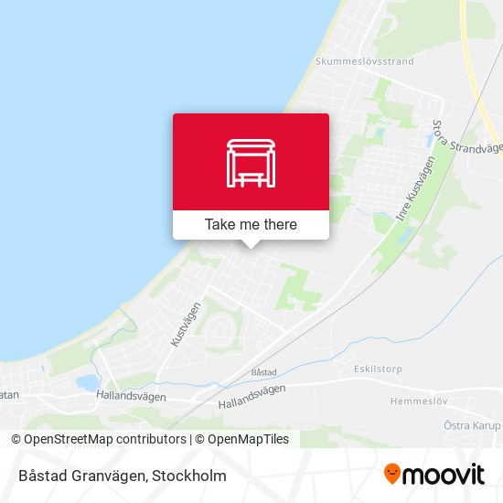 Båstad Granvägen map
