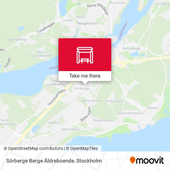 Sörberge Berge Äldreboende map