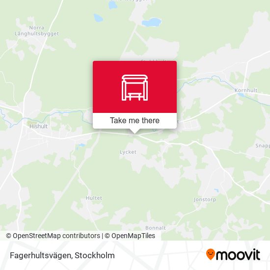 Fagerhultsvägen map