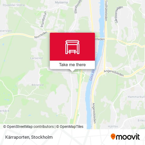 Kärraporten map