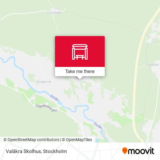 Valåkra Skolhus map
