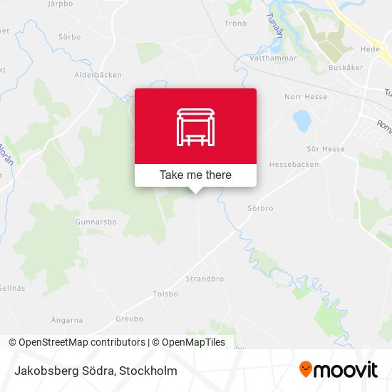 Jakobsberg Södra map