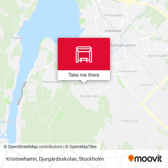 Kristinehamn, Djurgårdsskolan map