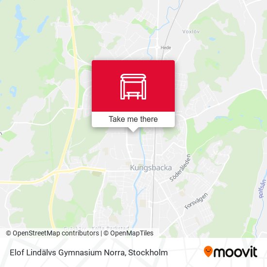 Elof Lindälvs Gymnasium Norra map