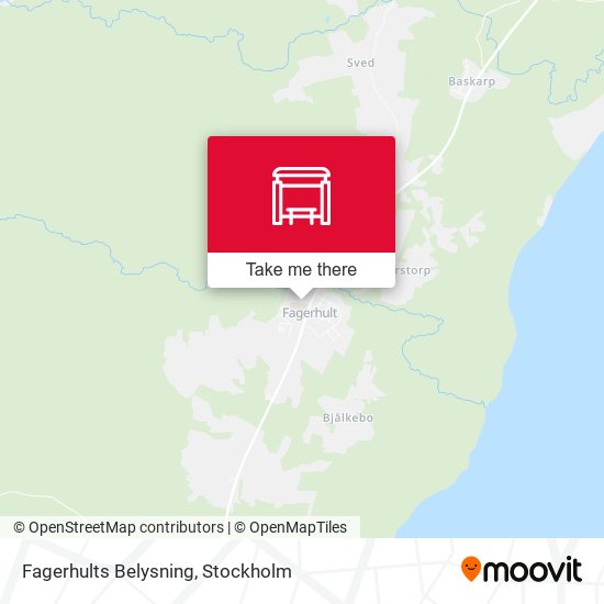 Fagerhults Belysning map
