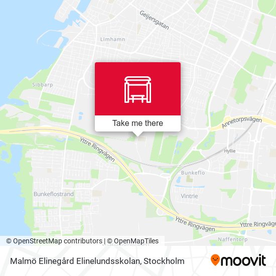 Malmö Elinegård Elinelundsskolan map