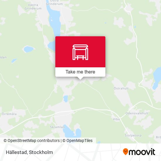 Hällestad map