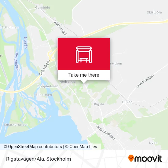 Rigstavägen/Ala map