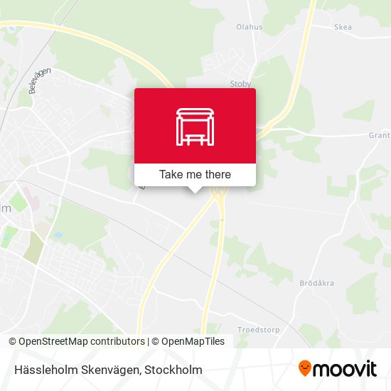 Hässleholm Skenvägen map