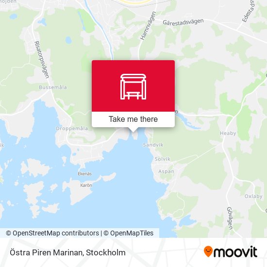 Östra Piren Marinan map