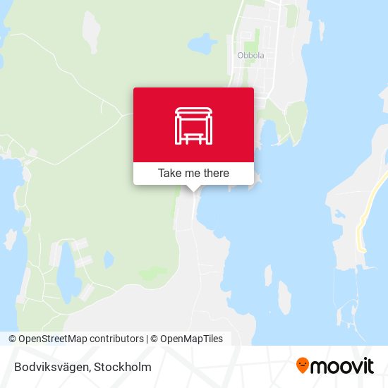 Bodviksvägen map