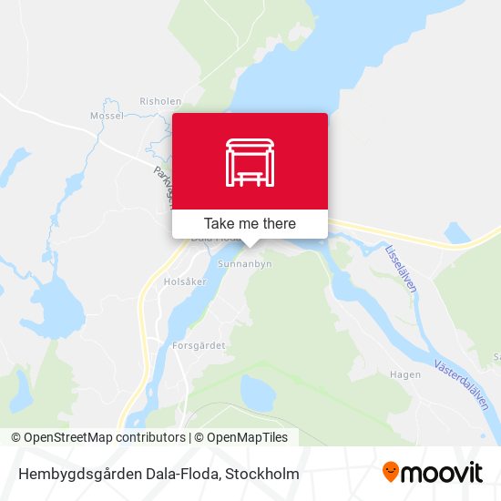 Hembygdsgården Dala-Floda map