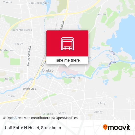 Usö Entré H-Huset map