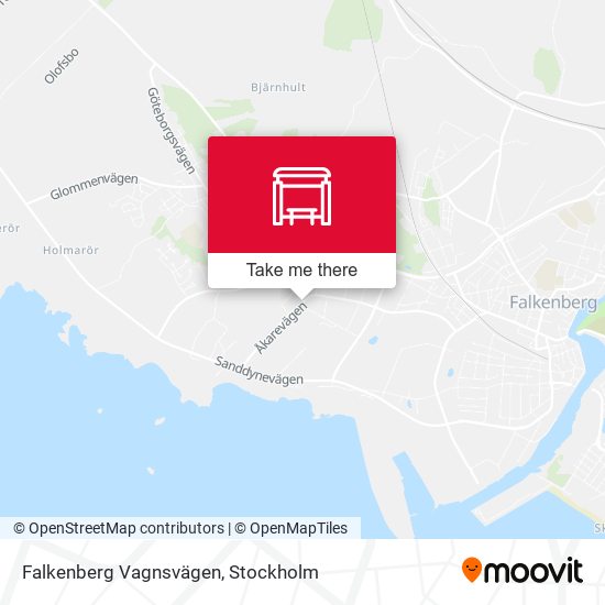 Falkenberg Vagnsvägen map