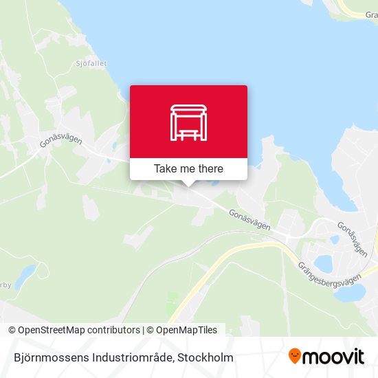 Björnmossens Industriområde map