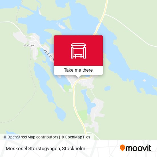 Moskosel Storstugvägen map