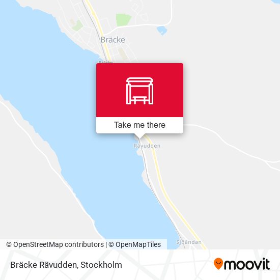 Bräcke Rävudden map