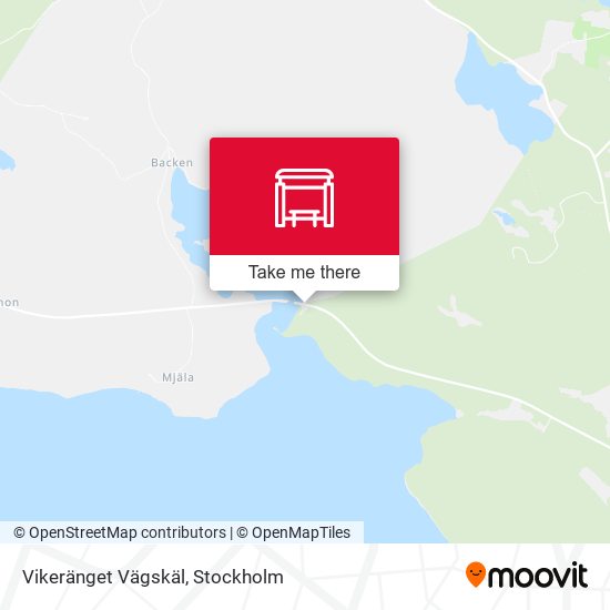 Vikeränget Vägskäl map